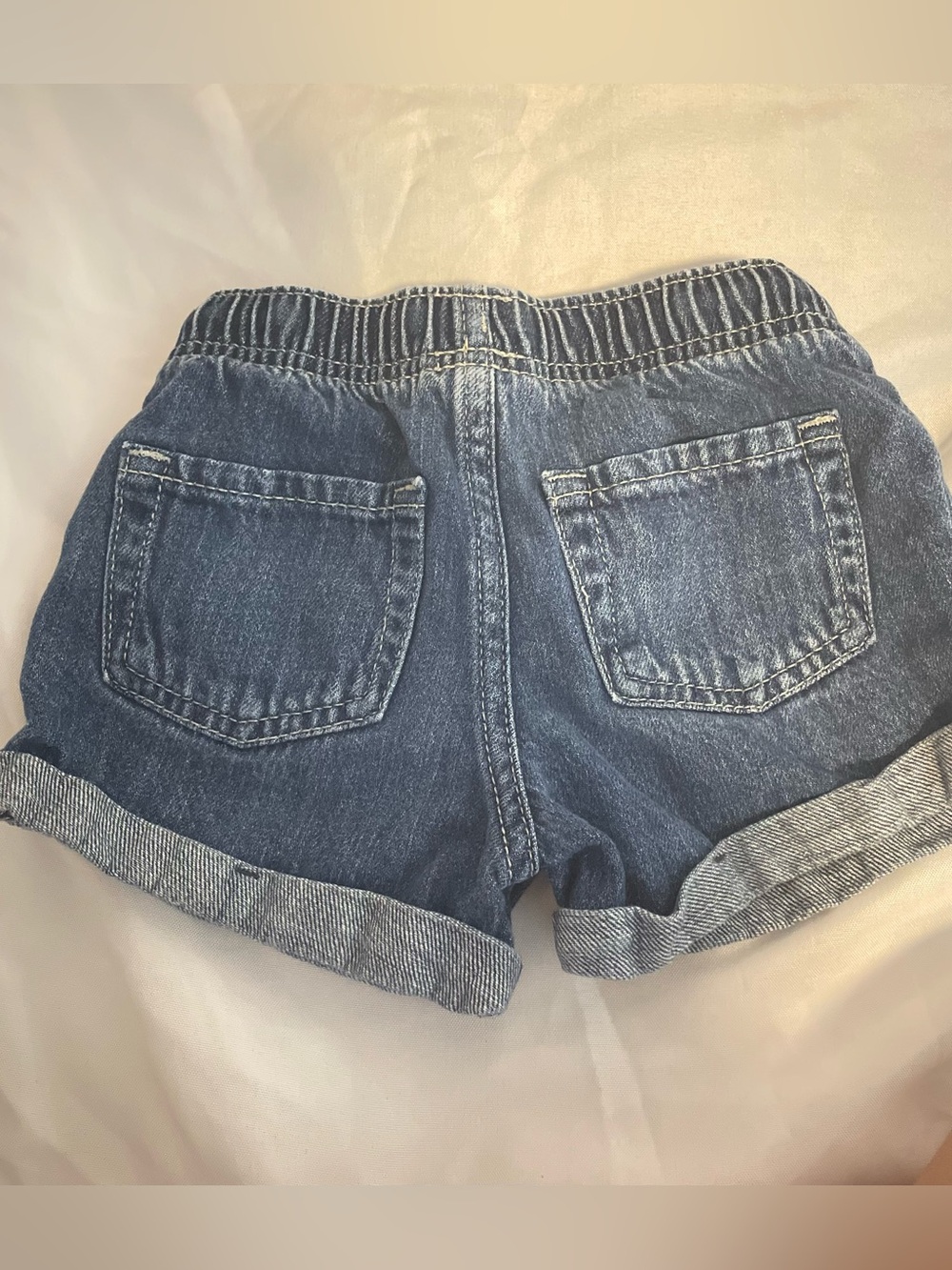Drawstring Jean Shorts - Picture 2 of 3